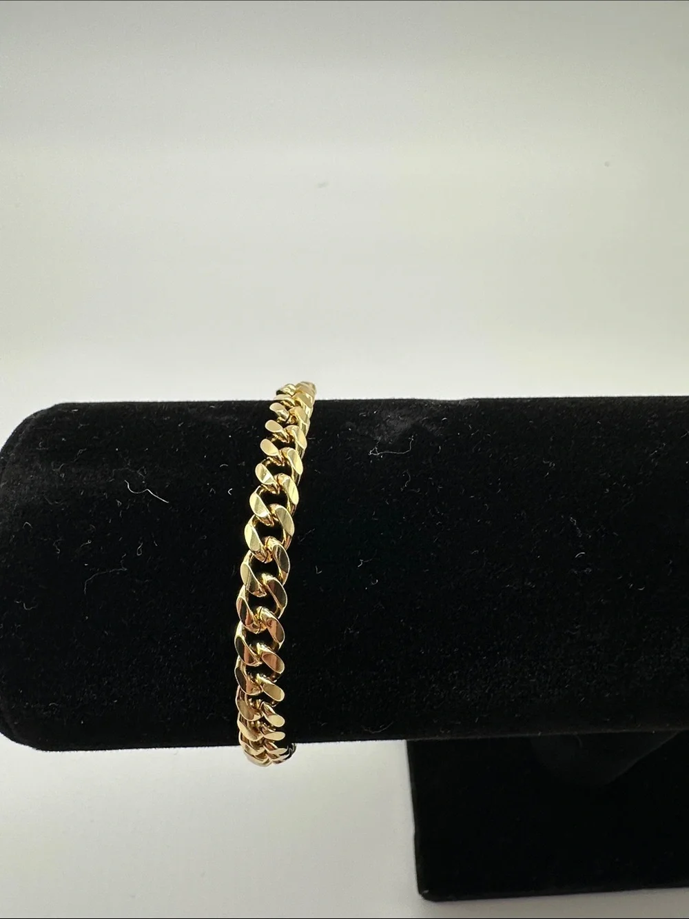 7” 6mm Gold Filled Cuban Bracelet with Box Clasp